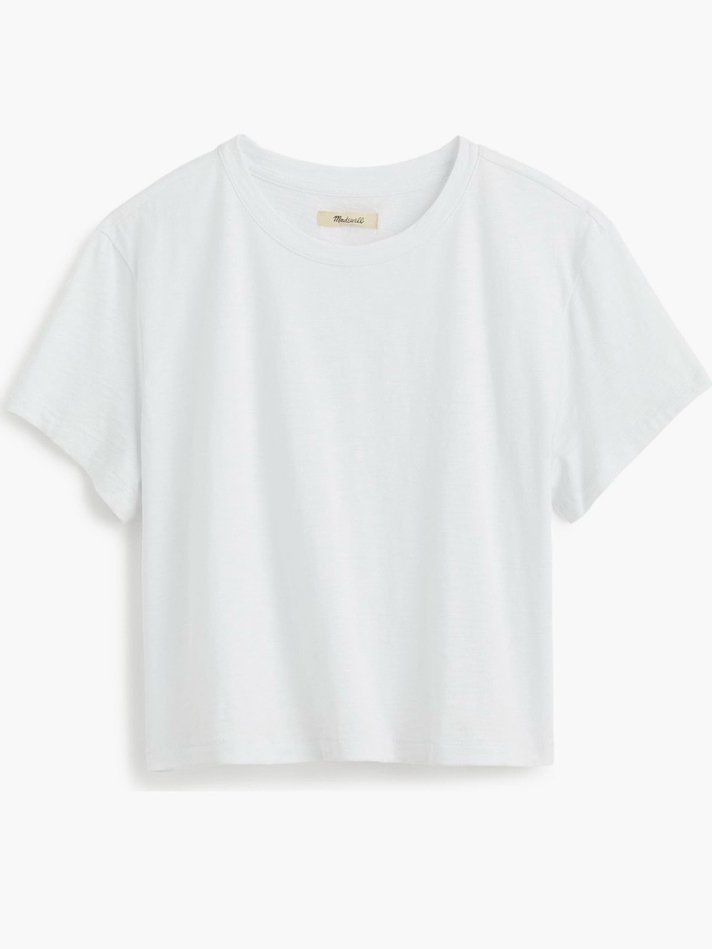 Madewell
Boxy Crop Cotton Slub T-Shirt